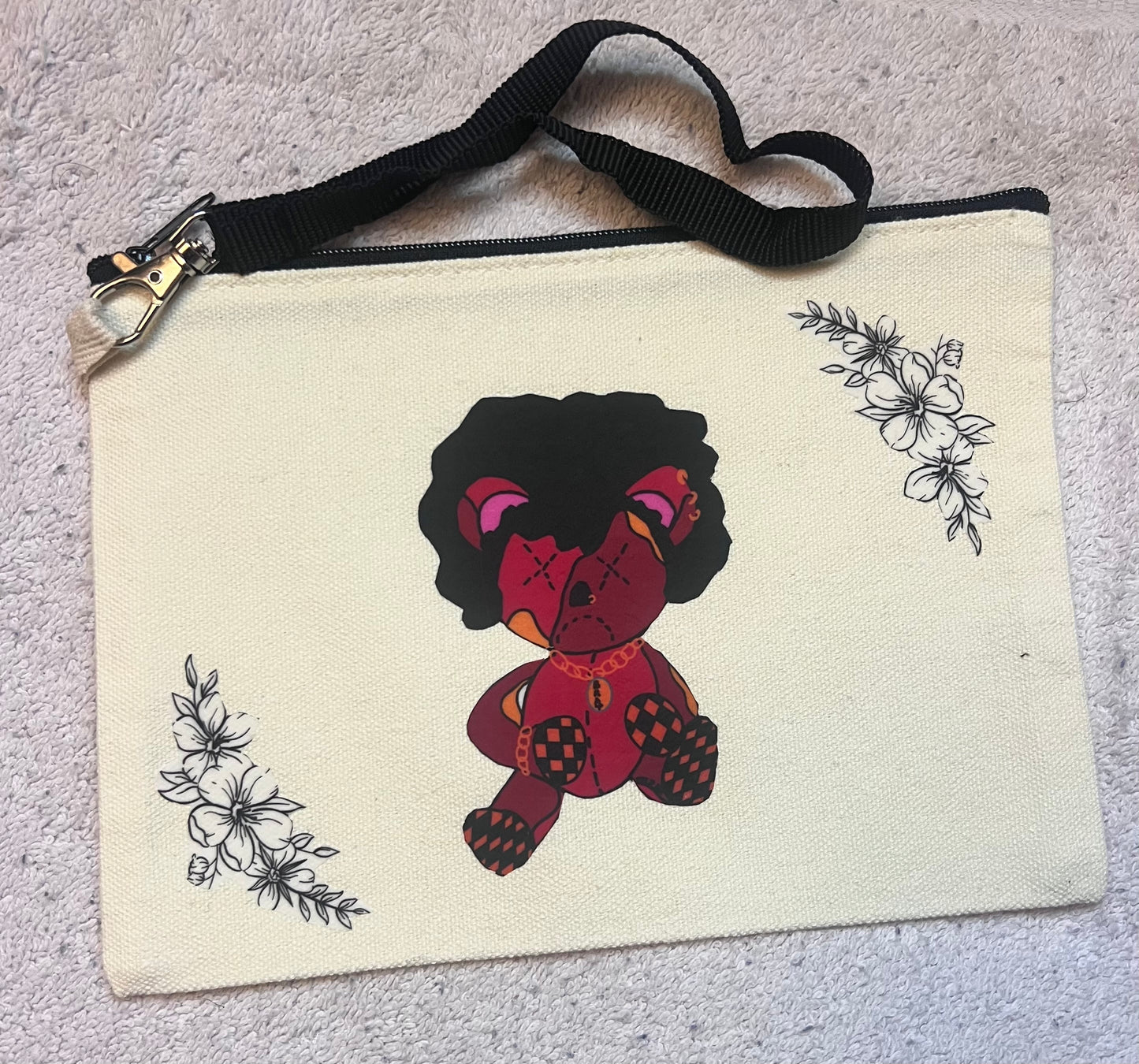 B.R.A.T. Bear Cosmetic bags