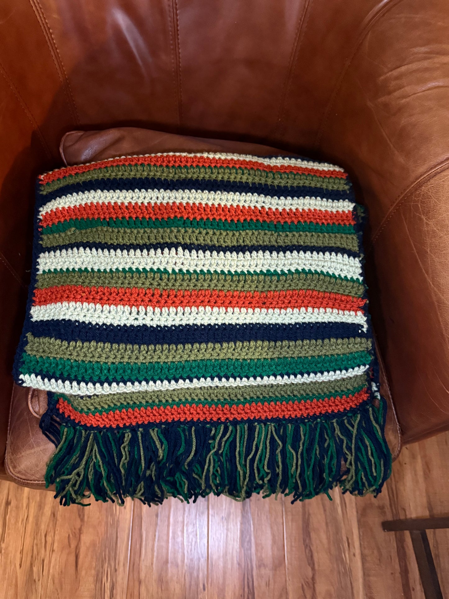 Fall Stripe Giant Scarf